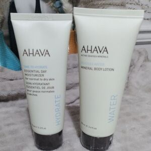 AHAVA Hydrate Essential Day Moisturizer and Mineral Body Lotion Set